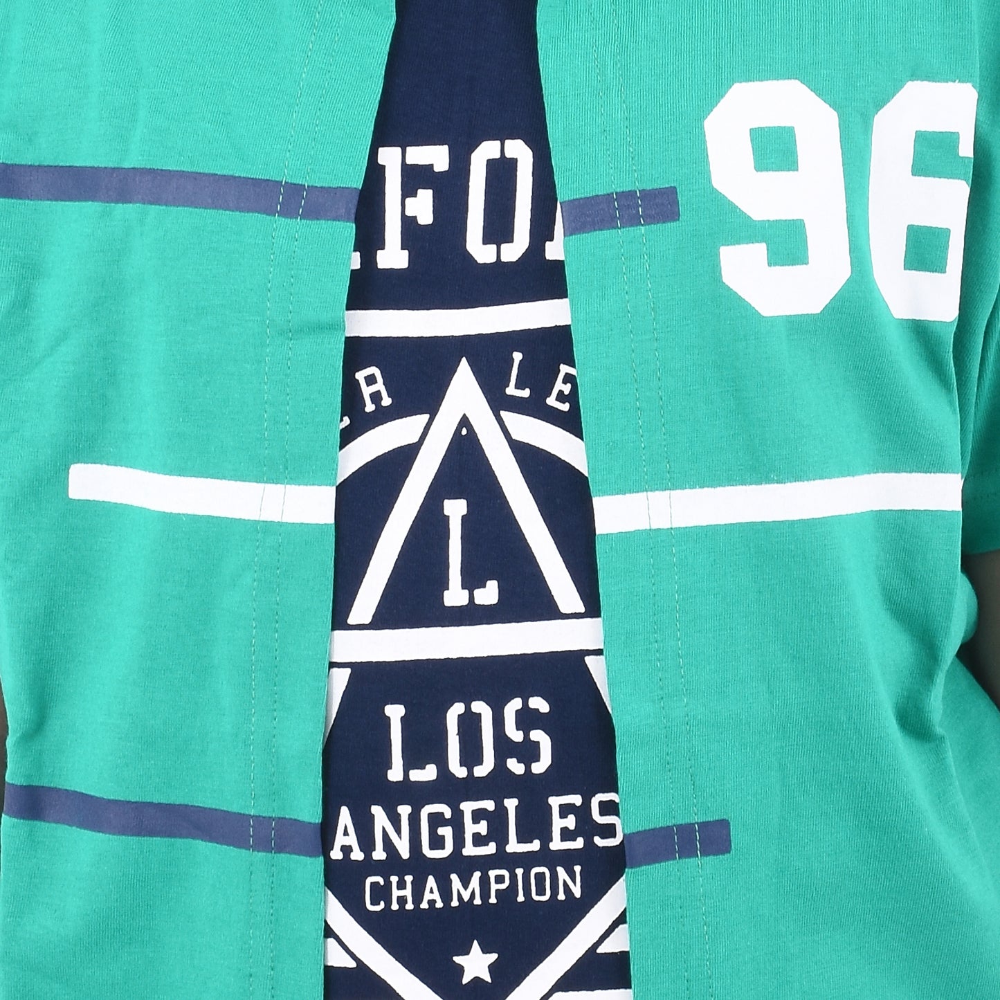 Rama Green /Printed Half Sleeves Pure Cotton Boys T-shirt Attached with Shrug image 6