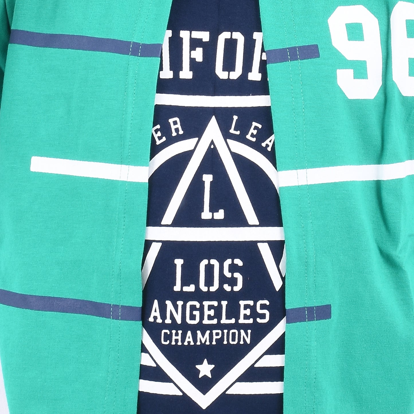 Rama Green /Printed Full Sleeves Pure Cotton Boys T-shirt Attached with Shrug image 6