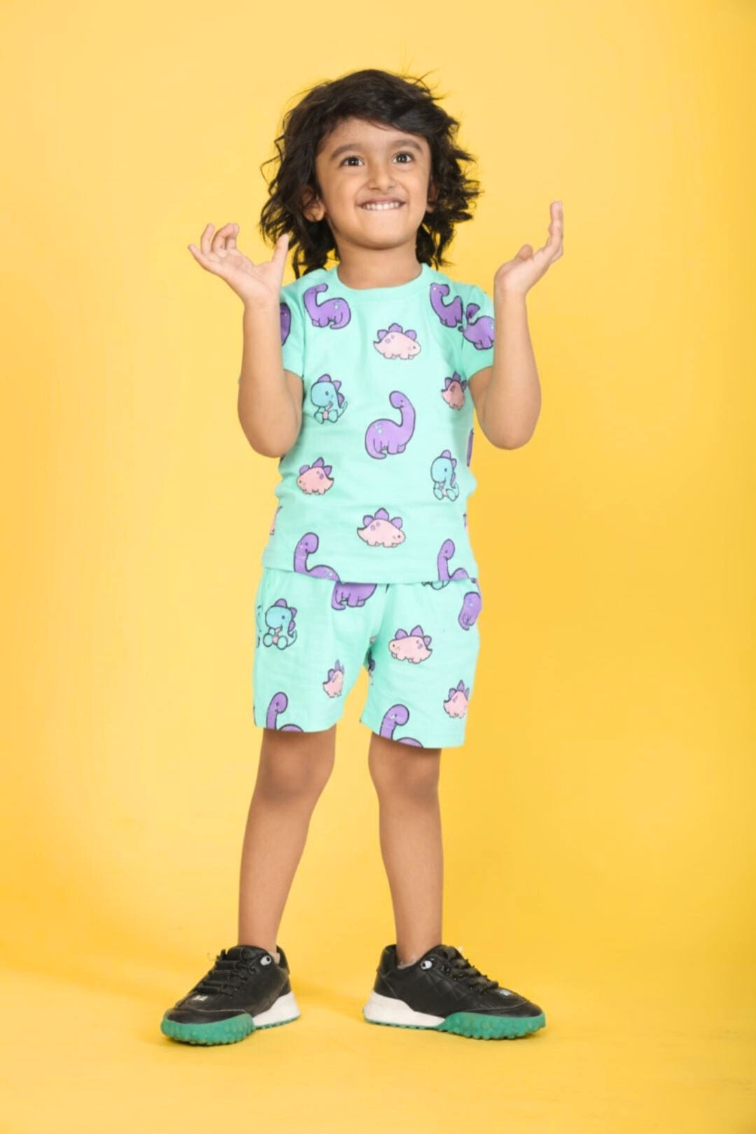 Aqua Pure Cotton Printed Co-ord Set for Boys