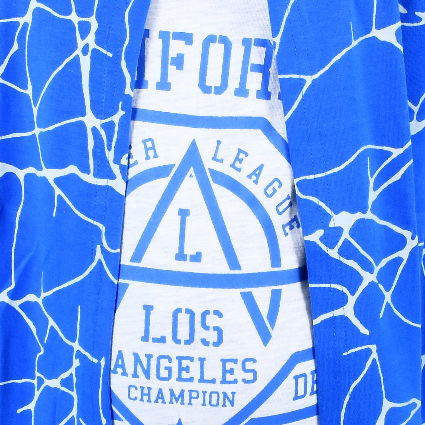 Royal Blue /Printed Full Sleeves Pure Cotton Boys T-shirt Attached with Shrug image 4