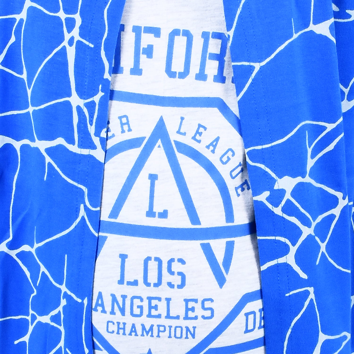 Royal Blue /Printed Full Sleeves Pure Cotton Boys T-shirt Attached with Shrug image 4